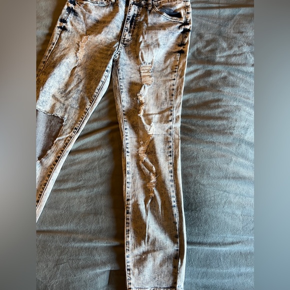 Kancan Acid Wash Skinny Jeans Size 29 - Picture 2 of 9